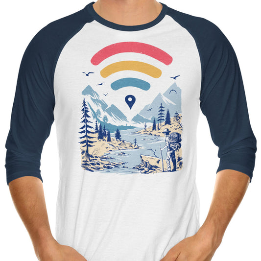 Internet Explorer - 3/4 Sleeve Raglan T-Shirt