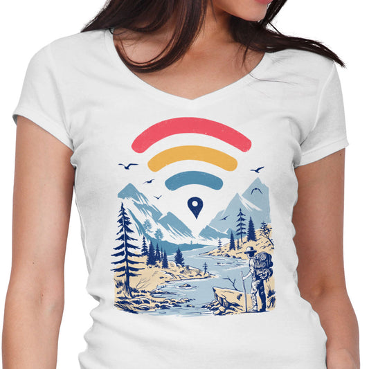 Internet Explorer - Women's V-Neck