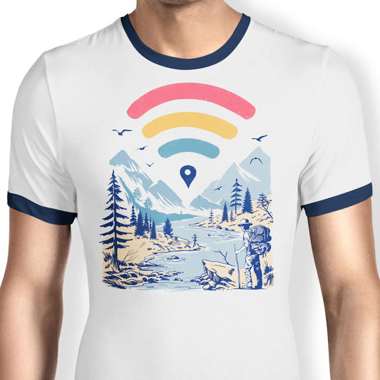 Internet Explorer - Ringer T-Shirt