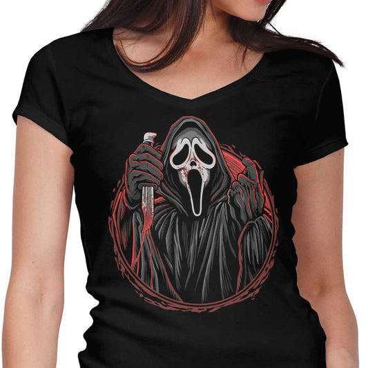 Into Woodsboro - Women's V-Neck