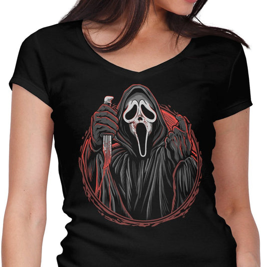 Into Woodsboro - Women's V-Neck