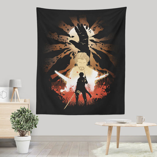 Iron Resolve - Wall Tapestry