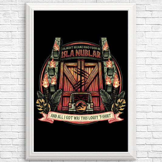 Isla Nublar Souvenir - Posters & Prints