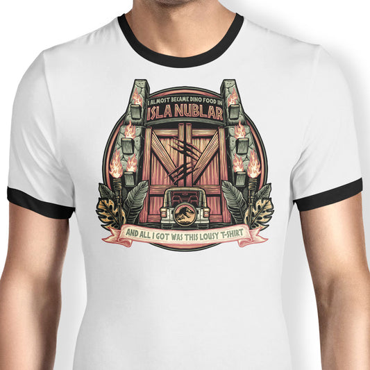 Isla Nublar Souvenir - Ringer T-Shirt
