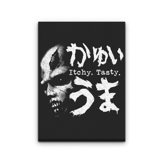 Itchy, Tasty Z - Canvas Print