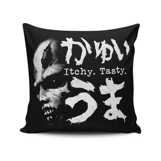 Itchy, Tasty Z - Throw Pillow