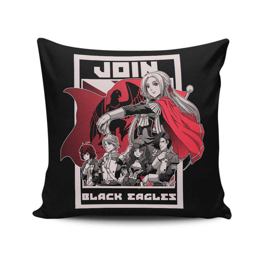 Join Black Eagles - Throw Pillow