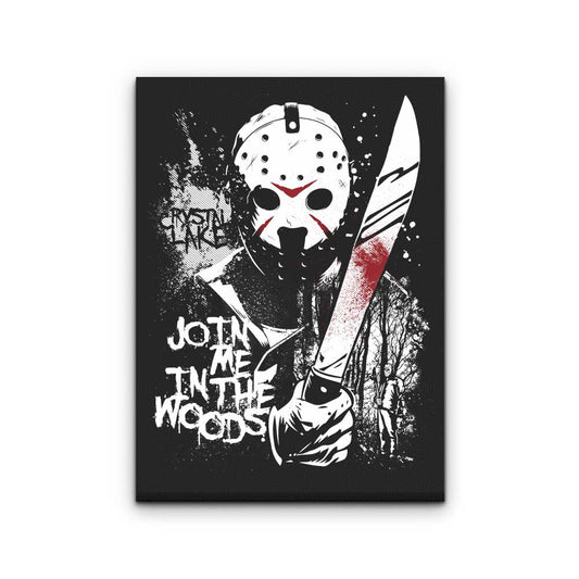 Join Me in the Woods - Canvas Print