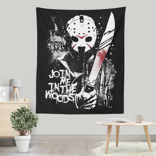 Join Me in the Woods - Wall Tapestry