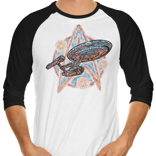 Journey to the Stars and Beyond - 3/4 Sleeve Raglan T-Shirt