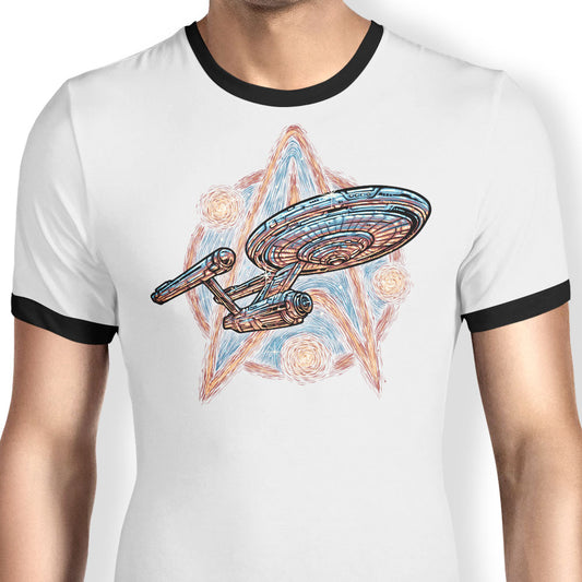 Journey to the Stars and Beyond - Ringer T-Shirt