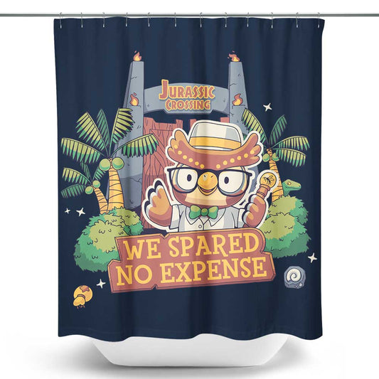Jurassic Crossing - Shower Curtain