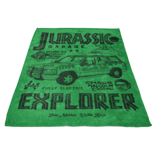 Jurassic Explorer - Fleece Blanket