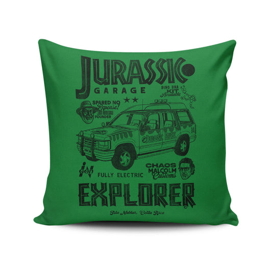 Jurassic Explorer - Throw Pillow