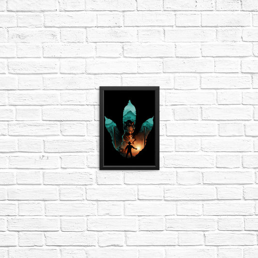 Jurassic Footprint - Posters & Prints