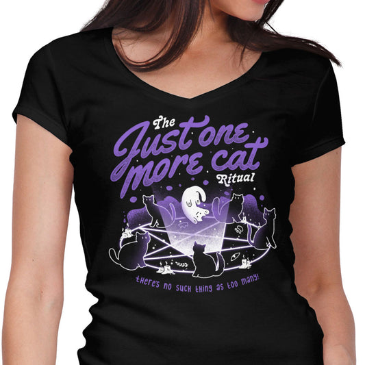 Just One More Cat - Women's V-Neck