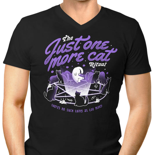 Just One More Cat - Men's V-Neck