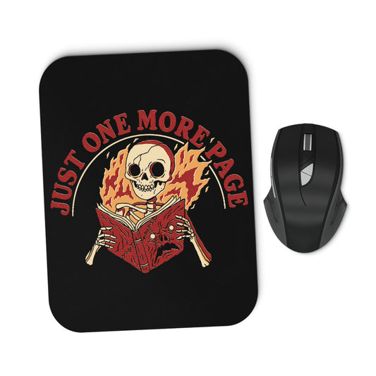 Just One More Page - Mousepad