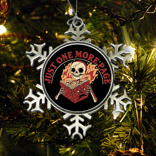 Just One More Page - Ornament