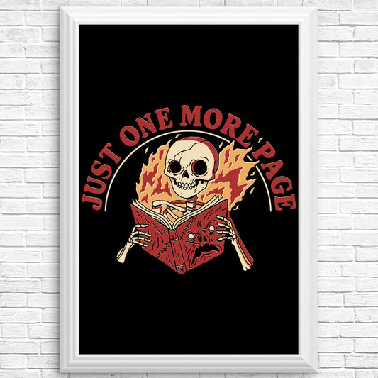 Just One More Page - Posters & Prints