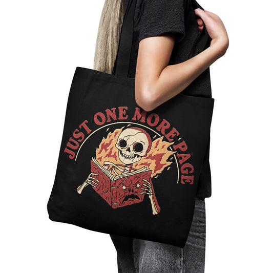 Just One More Page - Tote Bag