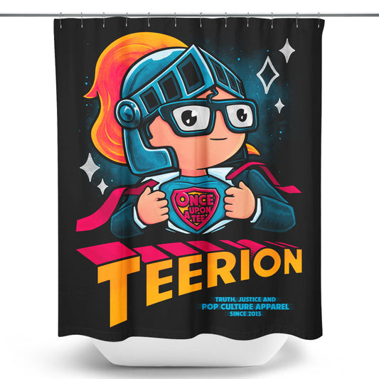 Justice and Tees - Shower Curtain