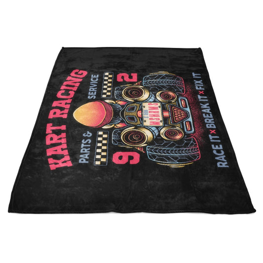 Kart Racing - Fleece Blanket