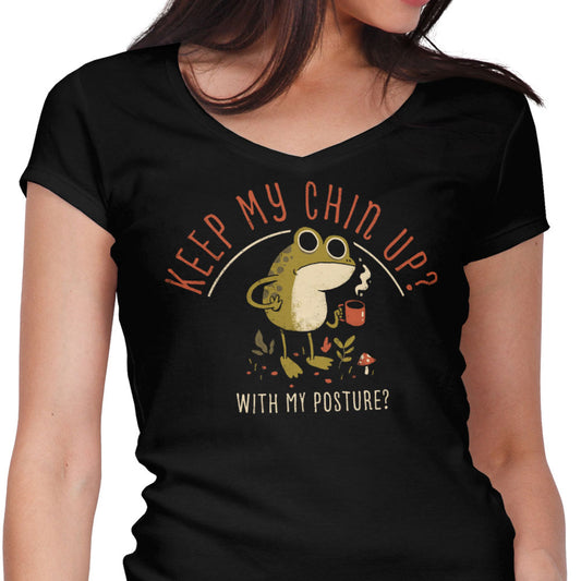Keep Your Chin Up - Women's V-Neck