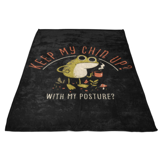 Keep Your Chin Up - Fleece Blanket