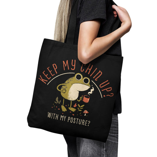 Keep Your Chin Up - Tote Bag