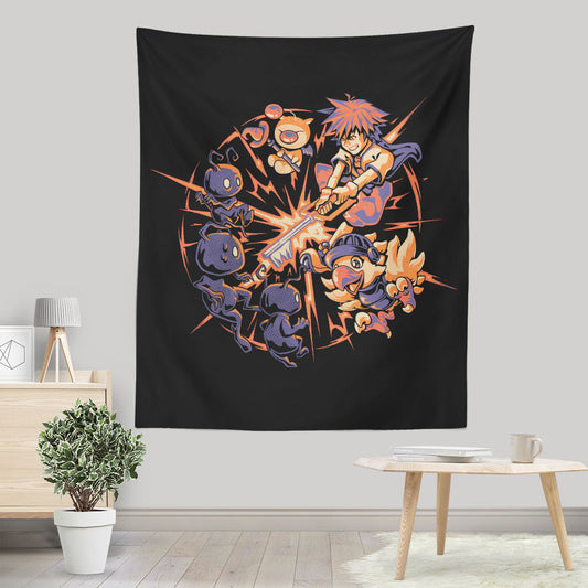 Keyblade Clash - Wall Tapestry