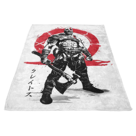 Killer of Gods Sumi-e - Fleece Blanket
