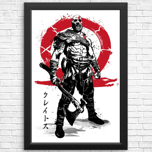 Killer of Gods Sumi-e - Posters & Prints