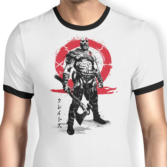 Killer of Gods Sumi-e - Ringer T-Shirt