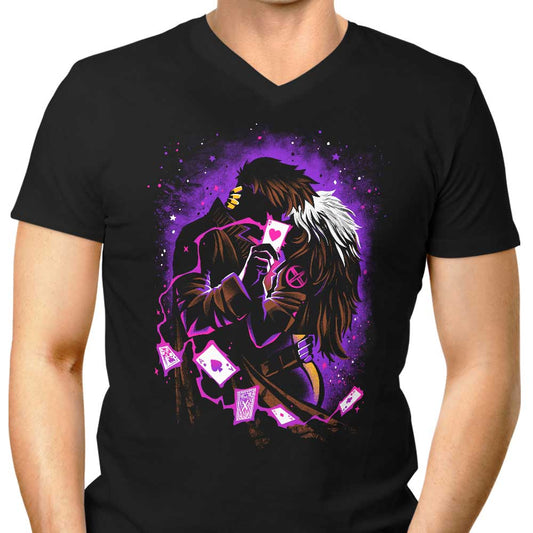 Kinetic Kiss - Men's V-Neck