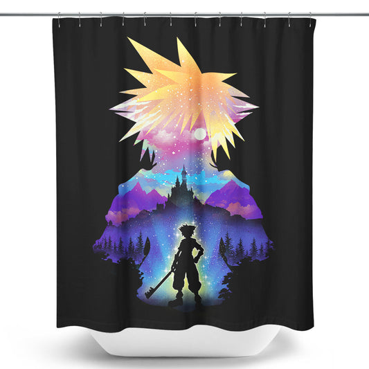 Kingdom Sora - Shower Curtain