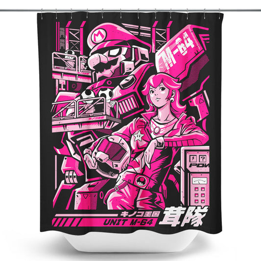 Koopa Destroyer - Shower Curtain