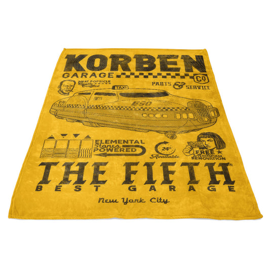 Korben Garage - Fleece Blanket