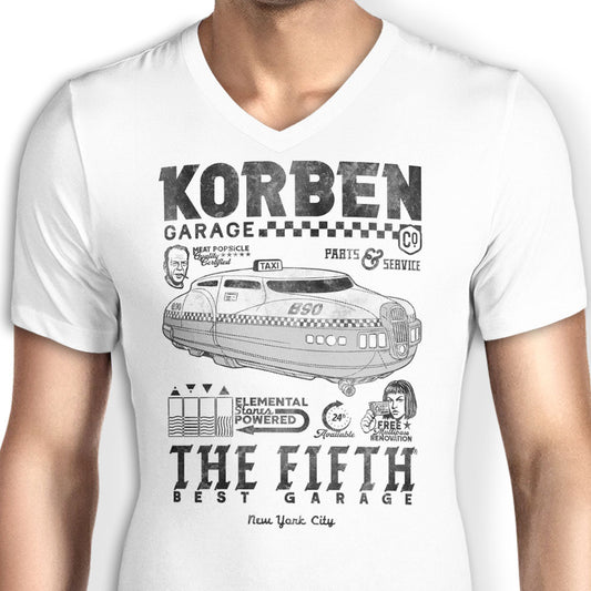 Korben Garage - Men's V-Neck
