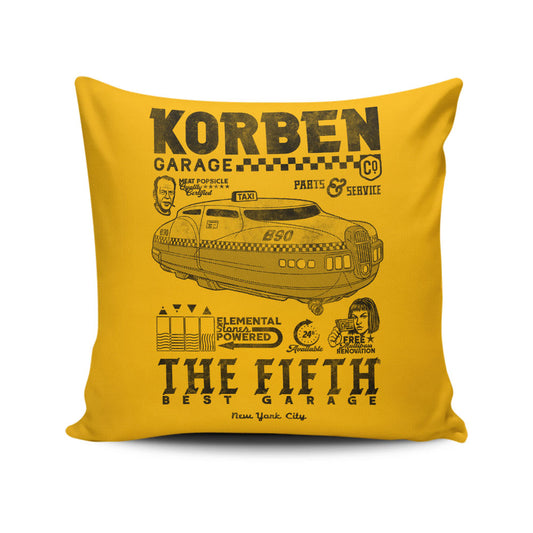 Korben Garage - Throw Pillow