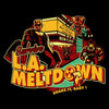 LA Meltdown - Metal Print