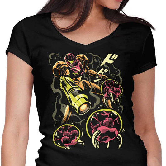 Larva Swarm - Women's V-Neck