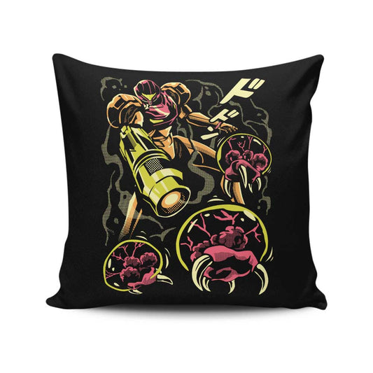 Larva Swarm - Throw Pillow