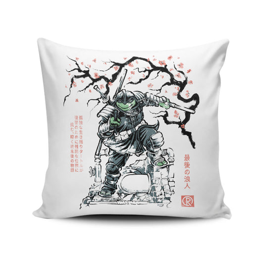 Last Ronin Sumi-e - Throw Pillow