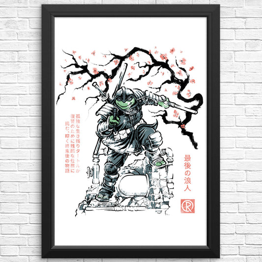Last Ronin Sumi-e - Posters & Prints