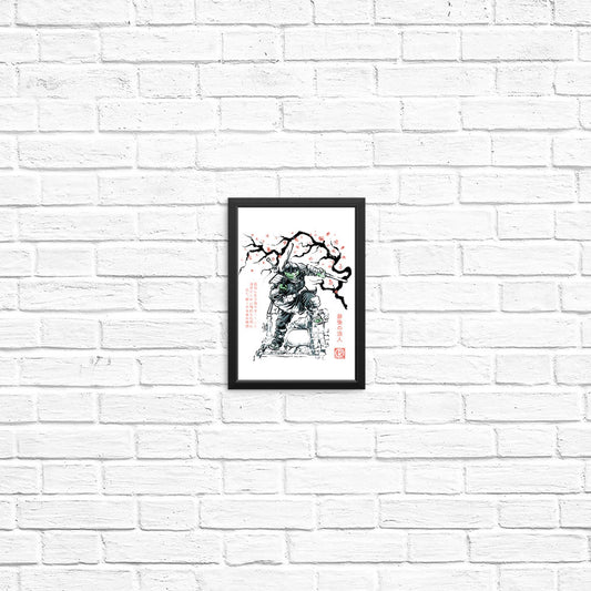 Last Ronin Sumi-e - Posters & Prints