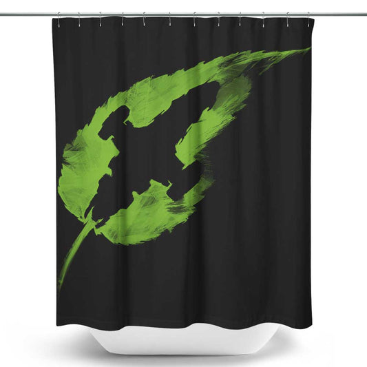Leaf on the Wind - Shower Curtain