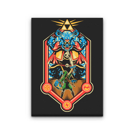 Legend of Power and Courage - Canvas Print