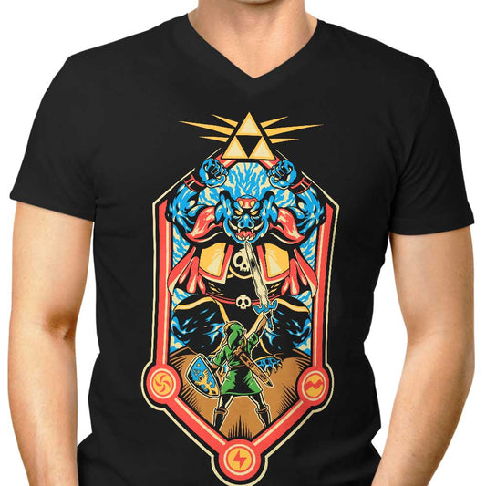 Legend of Power and Courage - Men's V-Neck