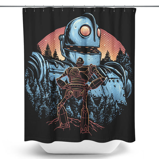 Legend of the Gentle Giant - Shower Curtain